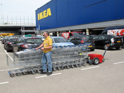 Electric Tow Tug V-move Shopping Cart Retriever