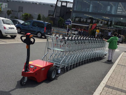 Electric Tow Tug V-move Shopping Cart Retriever